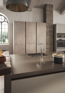 modern wooden design kitchen in birmingham